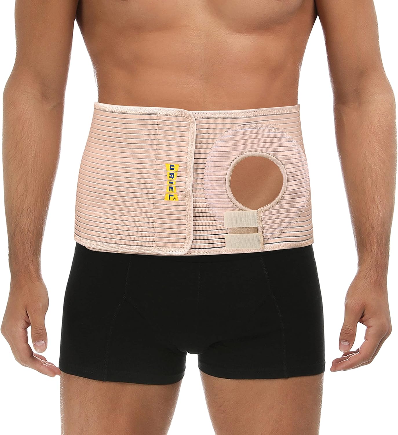 URIEL Abdominal Ostomy Belt Ostomy Supplies Stealth Support Belt Bag for Men Women, Comfortable for Post Operative Care After Surgery Size 3 (35.75'-40')