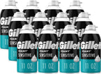 Gillette Foamy Shaving Cream, Sensitive Skin, 11 Ounce (Pack of 12)