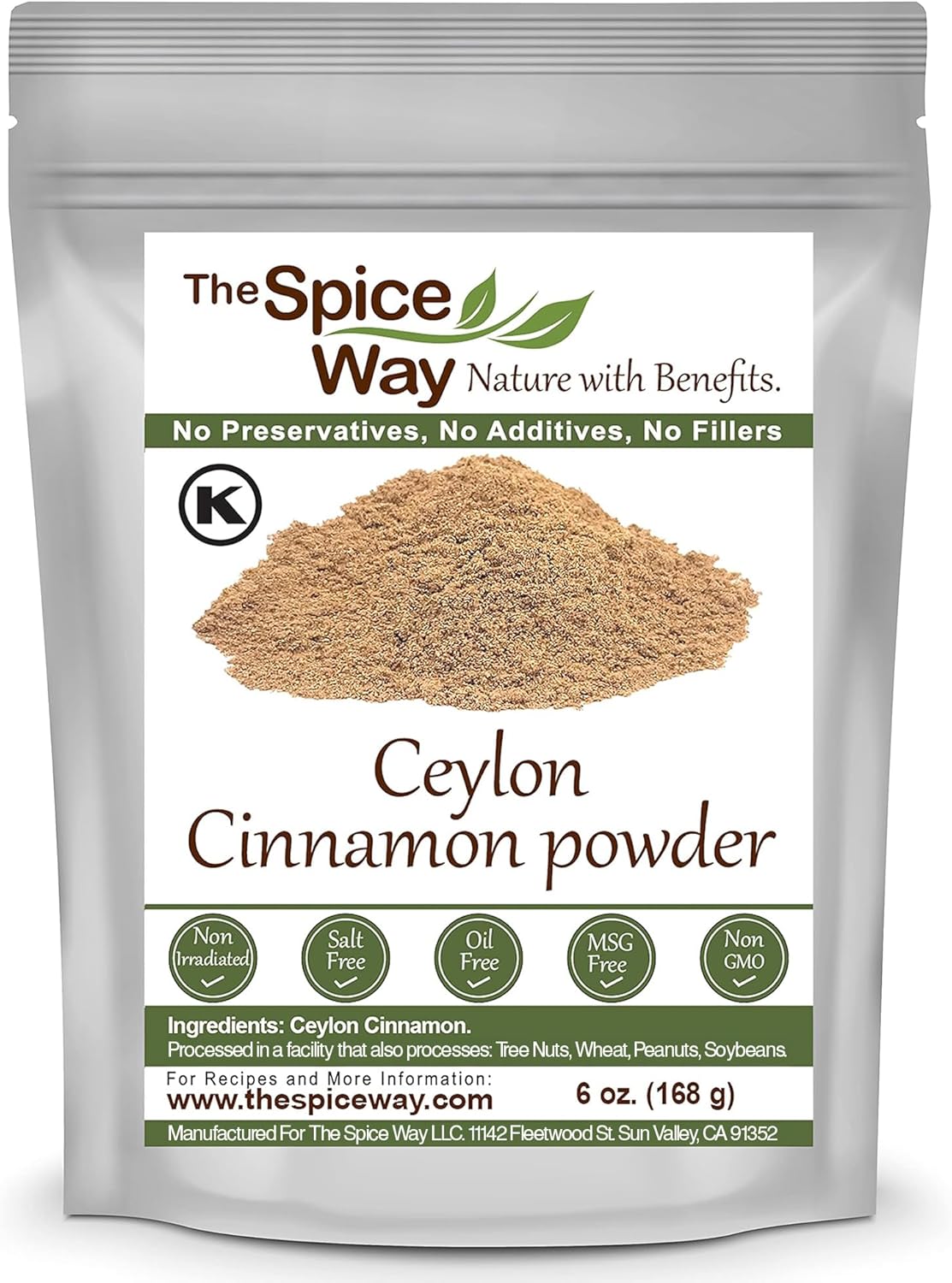 The Spice Way True Cinnamon Ceylon Powder - 6 oz