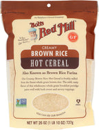 Bob's Red Mill Creamy Rice Farina Hot Cereal, Brown, 26 Ounce