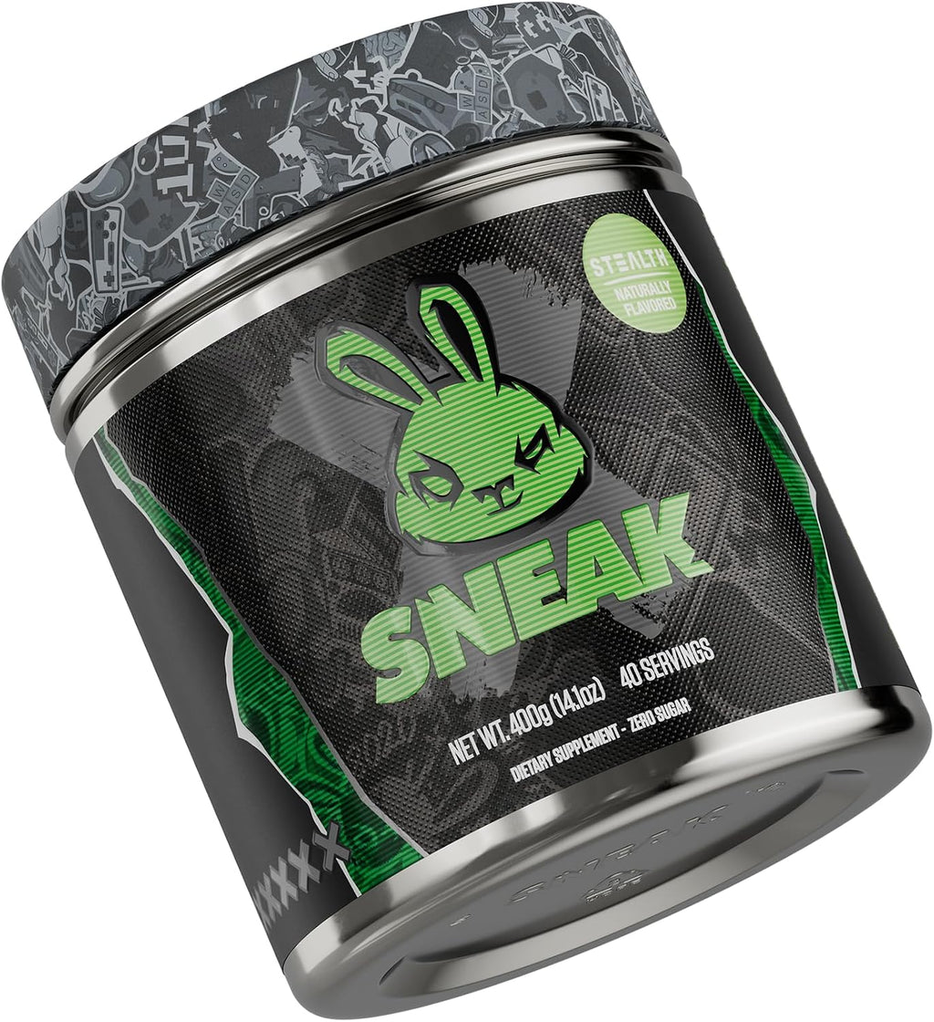 SNEAK Energy Drink Powder | Stealth | No Sugar. No Nasties. Just Natural Caffeine, Focus-Boosting Nootropics | 40 Servings