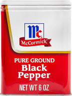 McCormick Pure Ground Black Pepper, 6 oz