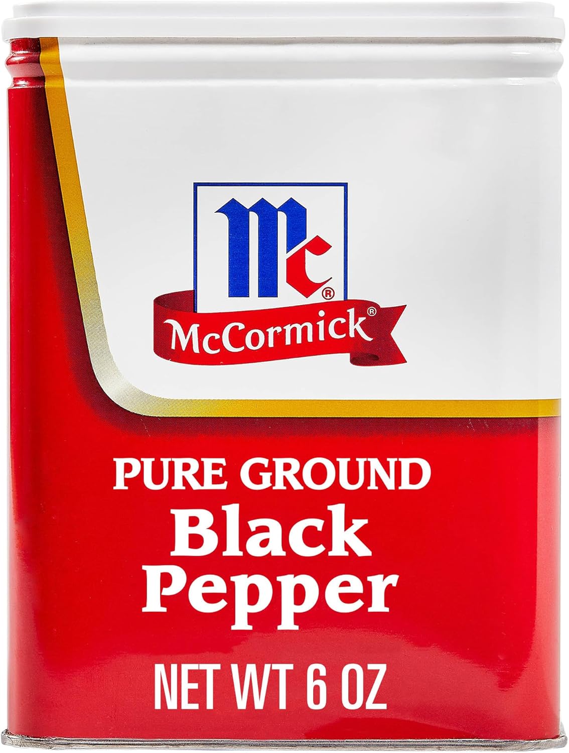 McCormick Pure Ground Black Pepper, 6 oz