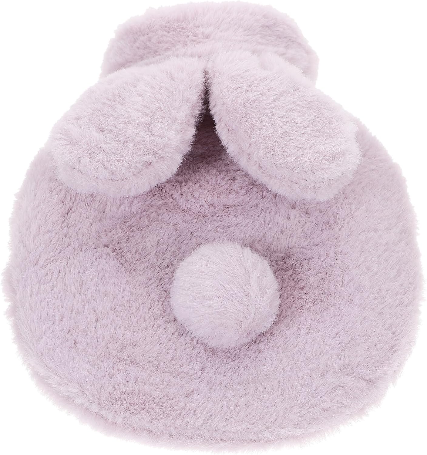 Ipetboom Hot Water Bottle with Plush Bunny Cover Portable PVC Explosion-Proof Water Bag for Menstrual Relief for Winter and Outdoor Use