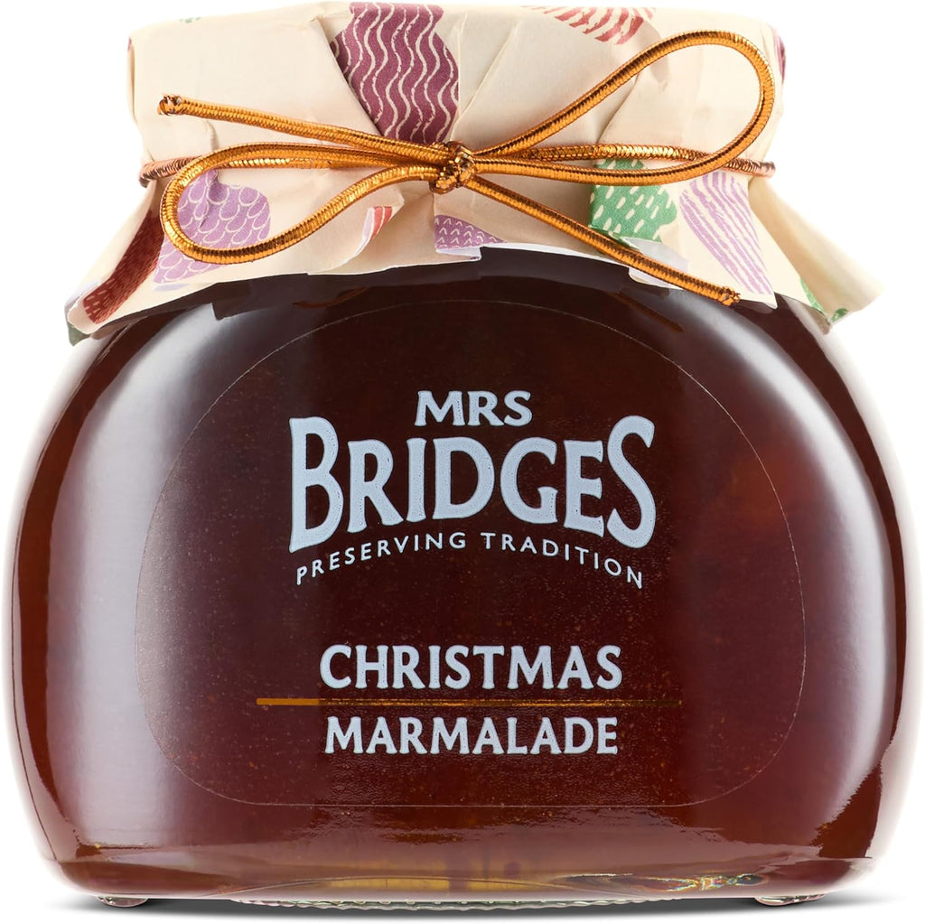 Mrs Bridges Christmas Marmalade, Made in Scotland, 8oz Jar (Pack of 1)