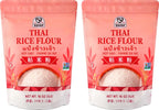 52USA Thai Rice Flour 32 Ounce (Basic), 1 Pound (Pack of 2), Rice Flour for Baking or Cooking, Product of Thailand, All Natural White Rice Flour, Vegan