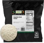 Frontier Co-op Vegetable Broth Powder, 1-Pound Bulk Bag, Broth, Soup Base, Gravy, Hot Drink, Kosher