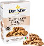 L'Oro del Sud - Biscotti Italian Cookies, Biscotti with Chocolate, 7oz (200g) Cantuccini d'Abruzzo, Italian Chocolate Cookies, Product of Italy