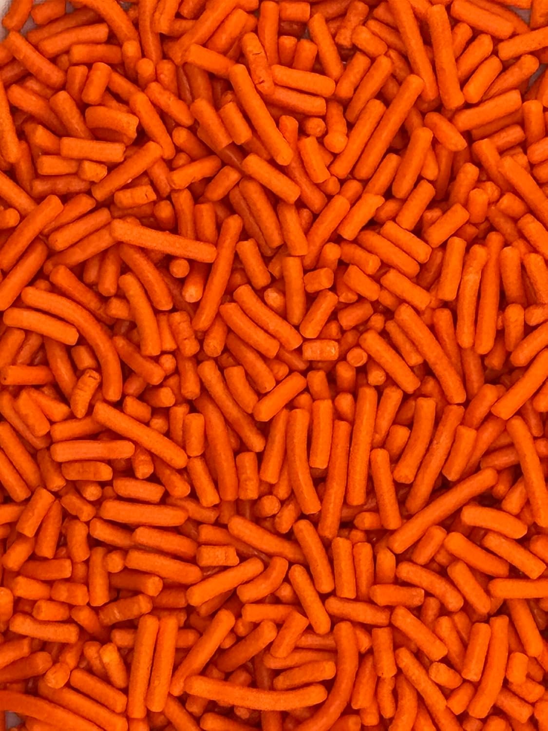 Orange Sprinkles for Baking Cakes, Cupcakes, Cookie Decorations, Ice Cream and Donut Toppings Edible Decorating Baking Supplies - 4 oz package (Orange)