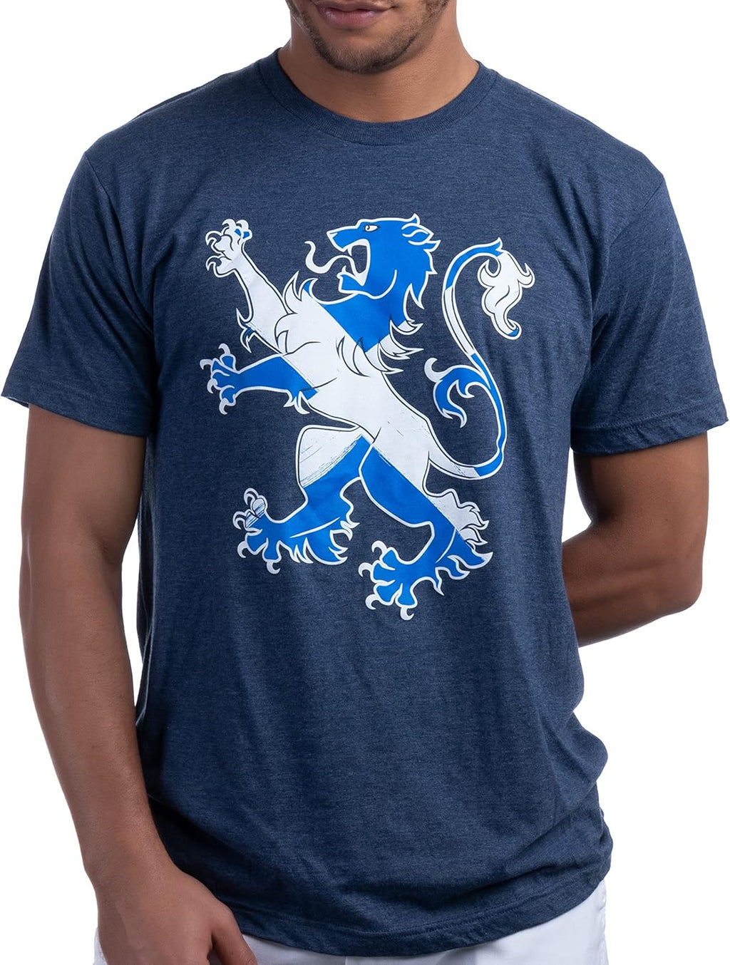 Scottish Lion Rampant | Scotland Saltire Gaelic Tee Shirt, Highlands Pride T-Shirt for Men Women