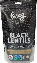 Whole Black Lentils - 16 Oz - Beluga Lentils - Black Masoor Daal - Ideal for Enriching Stews, Curries, Tacos & Soups - Non-GMO, Kosher Certified & Vegan