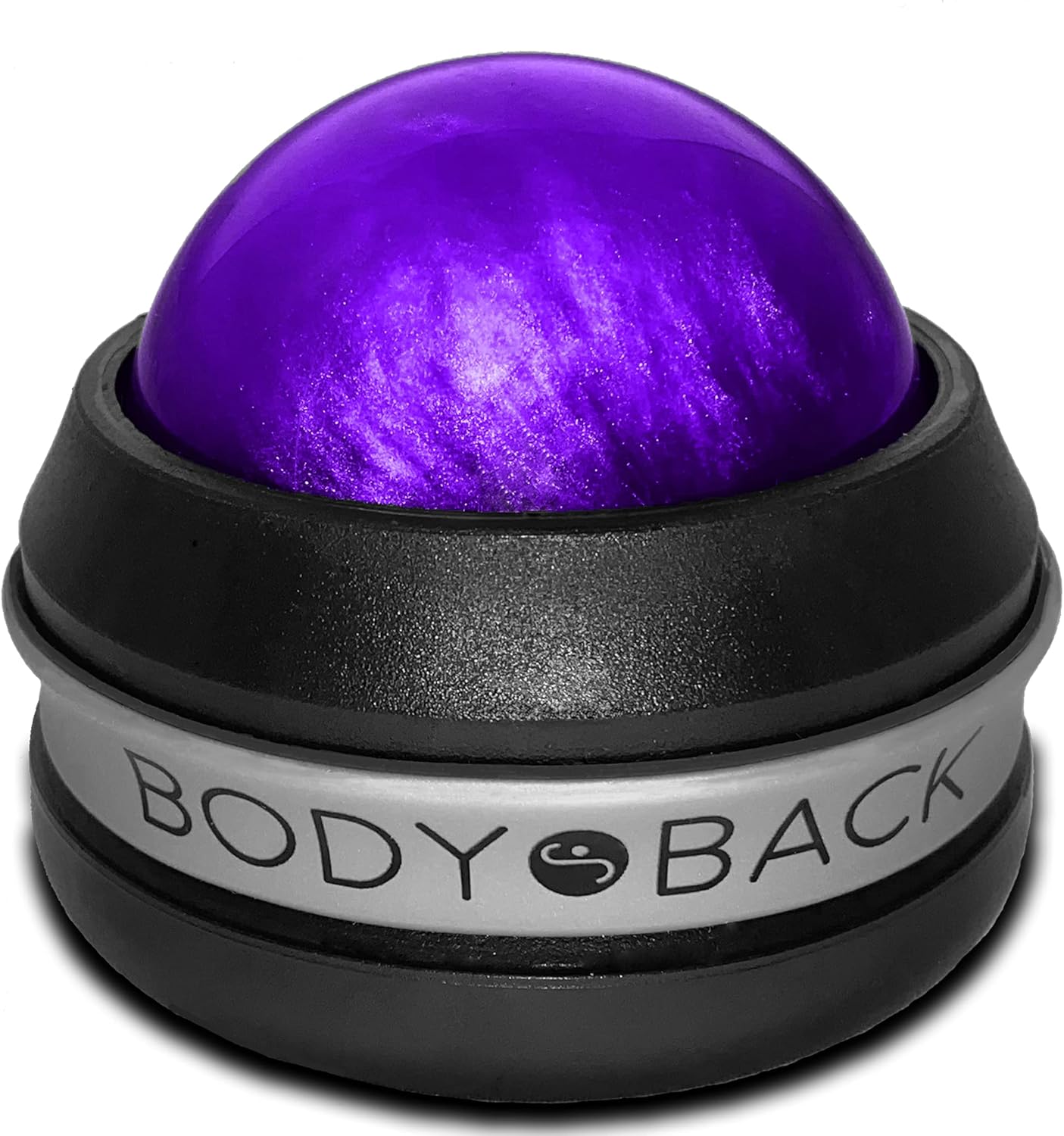 Body Back Manual Massage Roller Ball | Deep Tissue Roller & Lacrosse Ball - Hand Held Massager for Sore Muscles & Joint Pain | 360 Degree Mobility Therapy Ball | Ideal for Athletes & Fitness Recovery