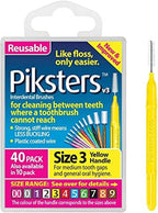 Piksters Interdental Brush Size 3 (40 Pack) by Piksters