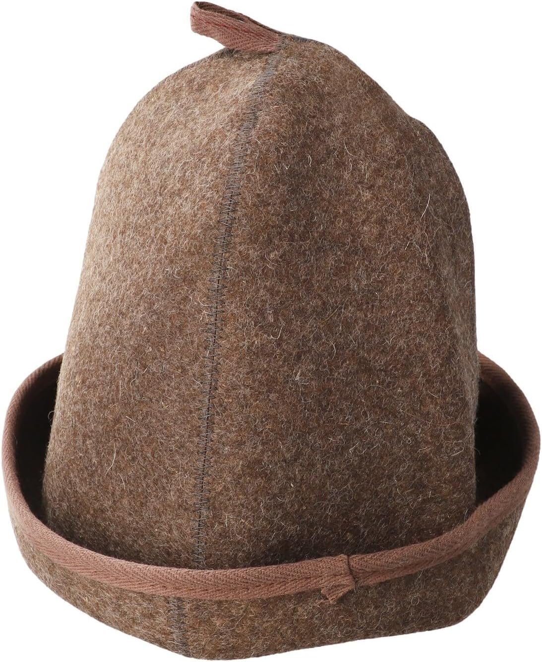 Felt Sauna Cap 3mm Thick Wool Heat Resistant Shower Hat for Men and Women, Breathable Portable Head Protection to Retain Hair Moisture in High Temperature Sauna Rooms