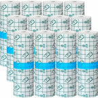Beieverluck 12 Rolls Tattoo Aftercare Bandage Waterproof (6" x 4.4 Yard) Second Skin Tattoo Cover Tape Tattoo Healing Wrap Tattoo Supplies for Swimming, Shower, Wound Initial Healing