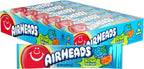 Airheads Sour Full-Size Candy Bars, Taffy, Sour Blue Blast, Individually Wrapped Candy, 36 Count