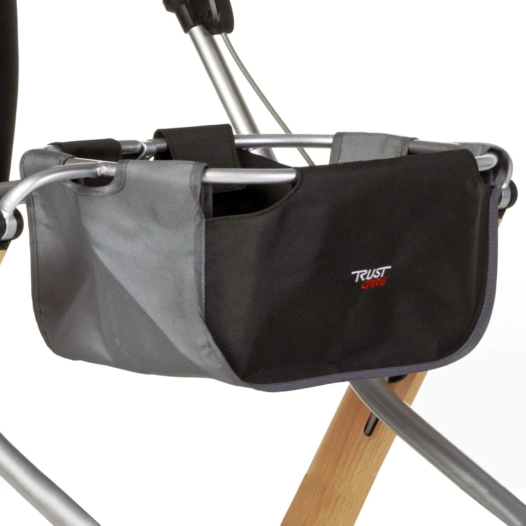 Stander Replacement Bag Accessory, Rolling-Walker Storage Pouch for Adults, Seniors, and Elderly, Machine-Washable Removable Basket, Compatible with Stander's Let's Go Indoor Rollator, Small