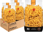 Garofalo - Premium Durum Wheat Semolina Fusilli Pasta, Italian Made, Bronze-Drawn, Al-Dente, One-Ingredient Pasta (4 pack)