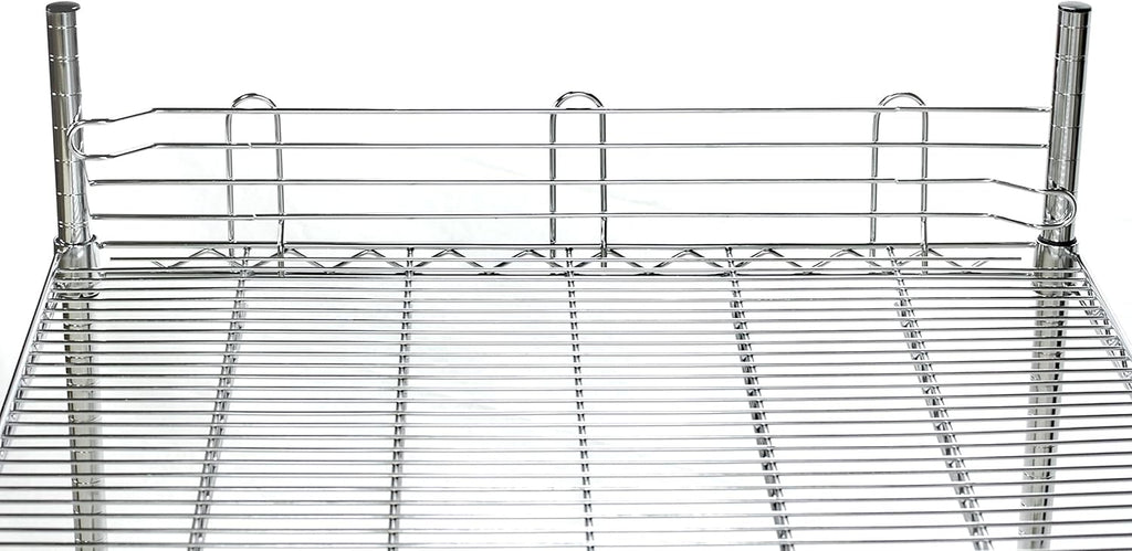 Shelving Inc. 24" w Ledge for Wire Shelving, 4 Count