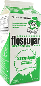 Green Apple Flossugar (1/2 gallon)