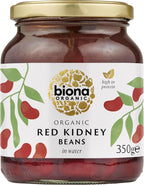 Biona Organic Kidney Beans - in Glass jars 350g - 2 Pack