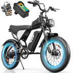 YVY 1500W Peak Electric Bike for Adults, 35MPH Top Speed 48V 20Ah Battery eBike, UL2849 Certified Mountain e-Bike for Hill Climbing, 20" Fat Tire All-Terrain, Full Suspension