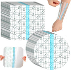 50 Pieces Waterproof Adhesive Bandages Transparent Stretch Bandages Protective Clear Films Tattoo Cover Tapes for Shower Swimming(6 x 6 Inch)