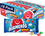 Airheads Candy Bites, Assorted Fruit Flavors, Easter Candy, Easter Basket Essentials Stuffers for Kids and Adults, Individually Wrapped Chewy, 2 Ounces (18-Pack)