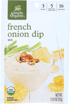 Simply Organic Dip Mix French Onion Org, 1.1 Oz (Pack Of 12)