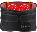 Electric Heating Massage Pad for Back, XL Heated Waist Belt Wrap with 3 Fast Heating and Vibration Massage Modes, FSA Eligible, 5000mAh Battery Operated Heat Pad for Back, Waist, Lumbar, Abdomen