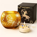 AOVILA Birthday Gifts for Women Sagittarius Candle Gift Set Christmas Valentines Mothers Day Graduation Anniversary Mom Friendship Her Sisiter Home Decor