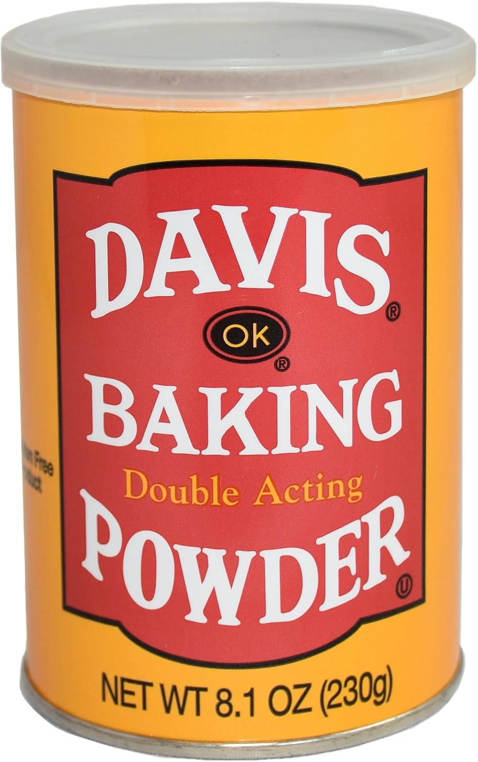 Davis Double Acting Baking Powder, 8.1 Ounce