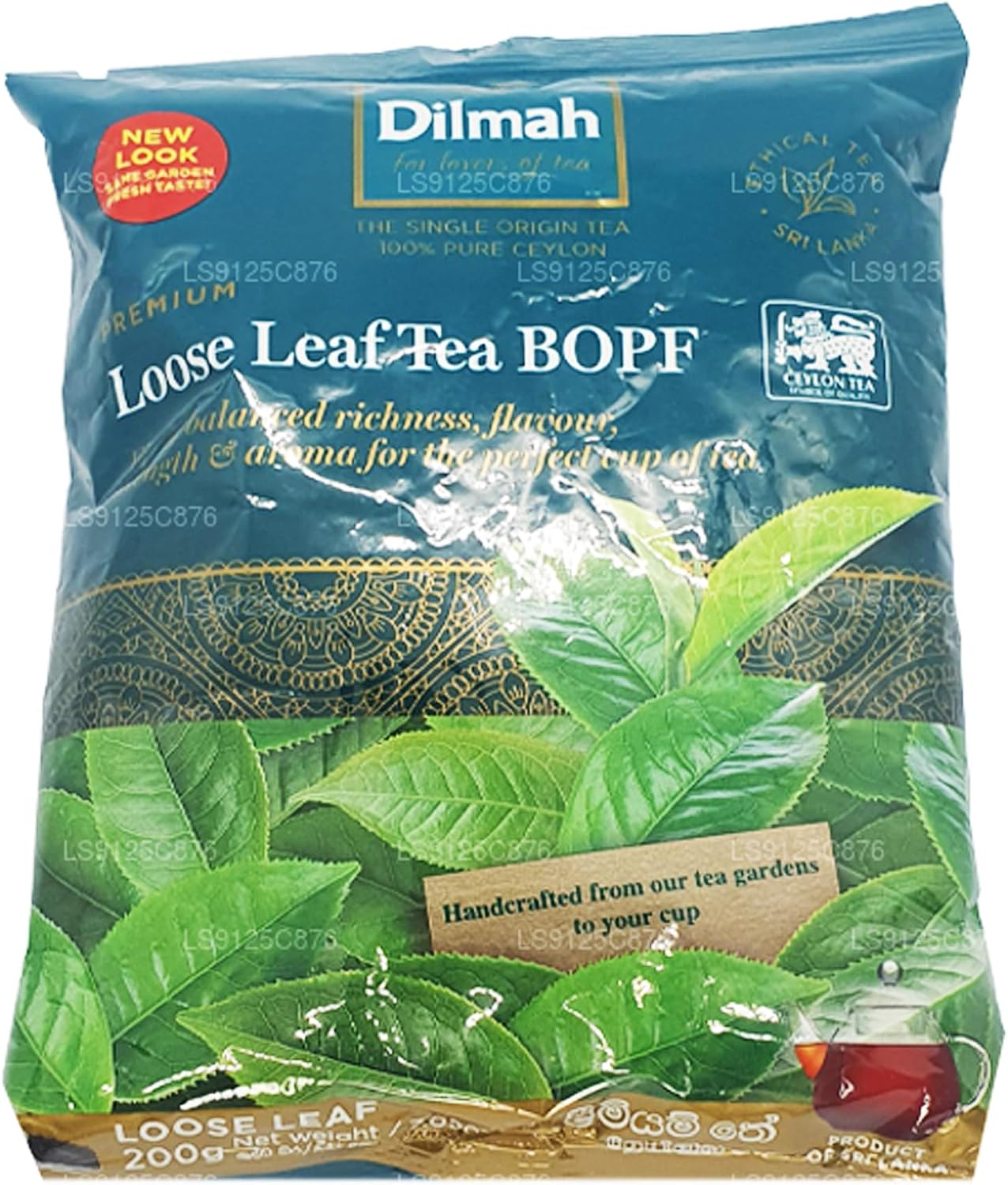 Dilmah Premium Single Origin Ceylon Tea Pillow Pack, 7.05 Ounce