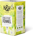 Heath And Heather Organic Fennel ST&E 20 Bag