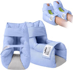 Heel Protector Cushion Pillow to Relieve Pressure from Sores and Ulcers, Adjustable Foot Support Boot for Bedridden Patients Supplies, Ankle pad for Heel Pain
