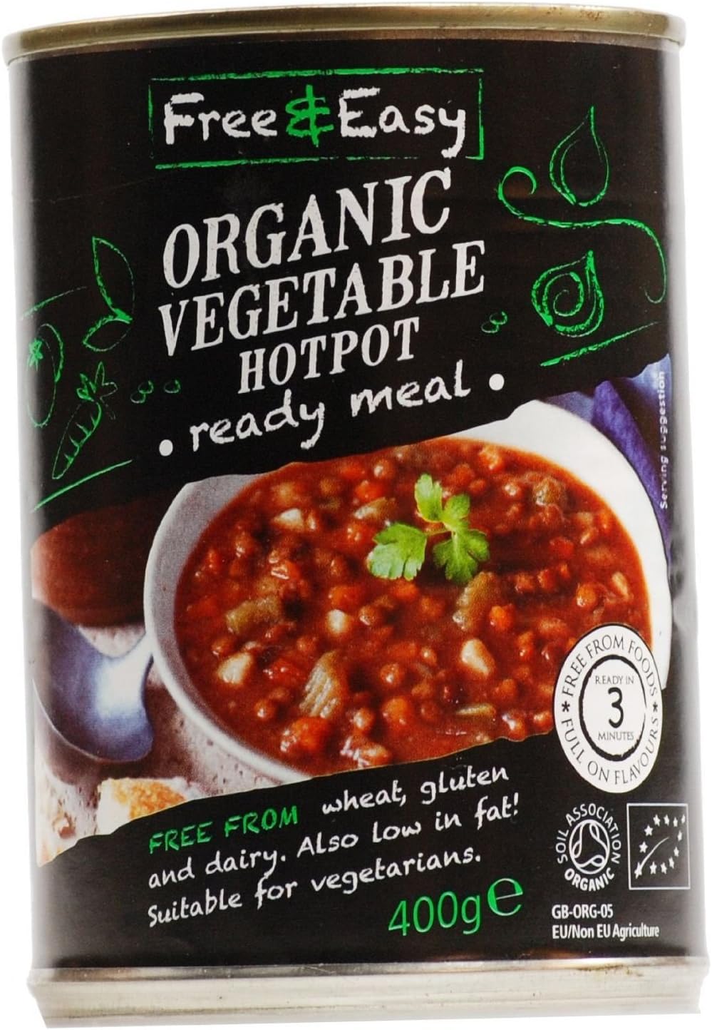 Free & Easy Organic Vegetable Hotpot - 400 Grams