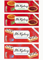 Bundle of 4 - Mr Kipling, Jam Tarts, 6ct Package x 2 - Packs Mr Kipling Bakewell Slices 6ct Package x 2 Delivers 3-5 Days USA