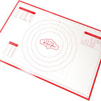 Silicone Pastry Mat Standard 15 x 10 in Nonstick Dough Rolling Mat with Measurements Inch and cm Circles Conversion Charts BPA Free Heat Resistant to 450 F Dishwasher Safe