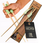 Senior ICare Chopstick Helper - Training Chopsticks for Adults, Beginners, Trainers or Learners, Right or Left Handed - Non-Slip, Reusable, Replaceable