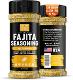Fajita Seasoning Mix All Purpose Seasoning - Gluten Free & Low Sodium Mexican Seasonings Blend for Meat, Vegetables, Steak & Chicken. Taco Mix Spice. Everything Fajitas Seasonings Mix Spices. 4.6oz