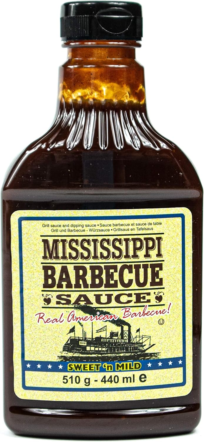 Mississippi Bbq Mississippi Barbecue Sauce Barbecue Sweet & Mild, 18 oz