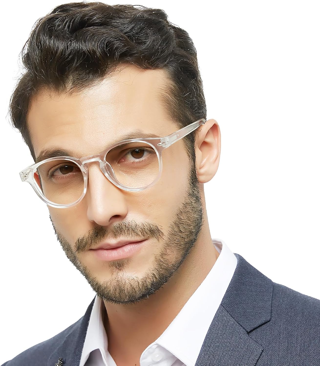 OCCI CHIARI Stylish Round Reading glasses for Men Women Lightweight Comfort Readers