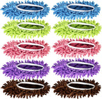 Mop Slippers Shoes 5 Pairs (10 Pieces) Reusable Microfiber Cleaning Slippers for Floor Cleaning Washable Dust Mop Shoe Covers for Hardwood Tile House Kitchen Office Cleaning