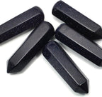 Blue Goldstone Crystal Massage Wand ~70mm