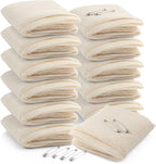 Primacare D-3680 First Aid Triangular Splint Bandage with Safety Pins for Sprain and Broken Bones Support, Latex Free Non-Woven Cotton, 40x40x56 (Pack of 12)
