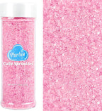 Pink Sprinkles Sanding Sugar for Baking, 6.35 oz Edible Sparkling Sugar Crystals for Cake Cupcake Cookie Ice Cream Topping