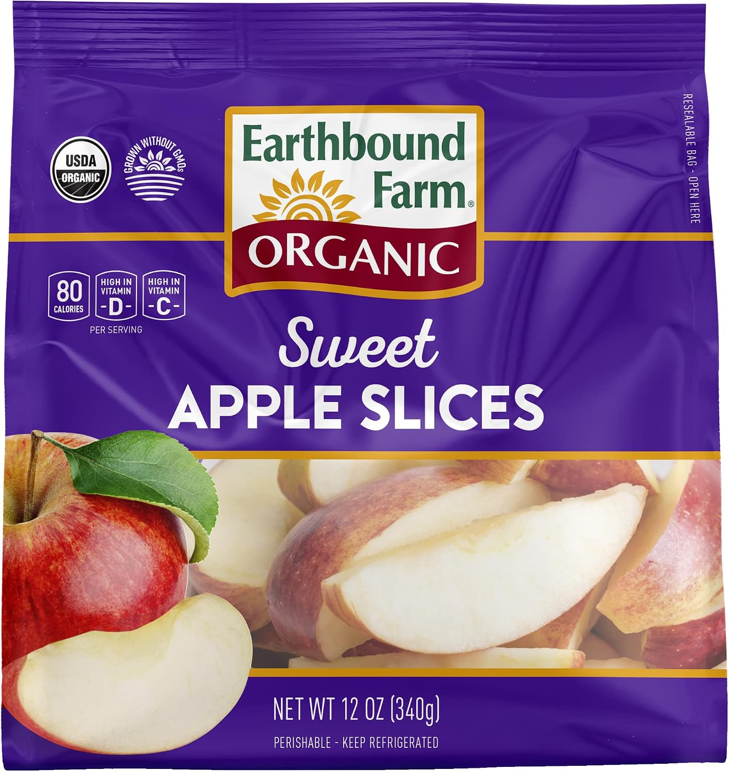 Earthbound Farm Organic Apple Slices 12oz