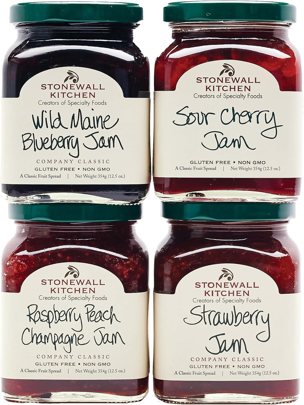 Stonewall Kitchen, Jam Collection, 4-Piece Gift Set
