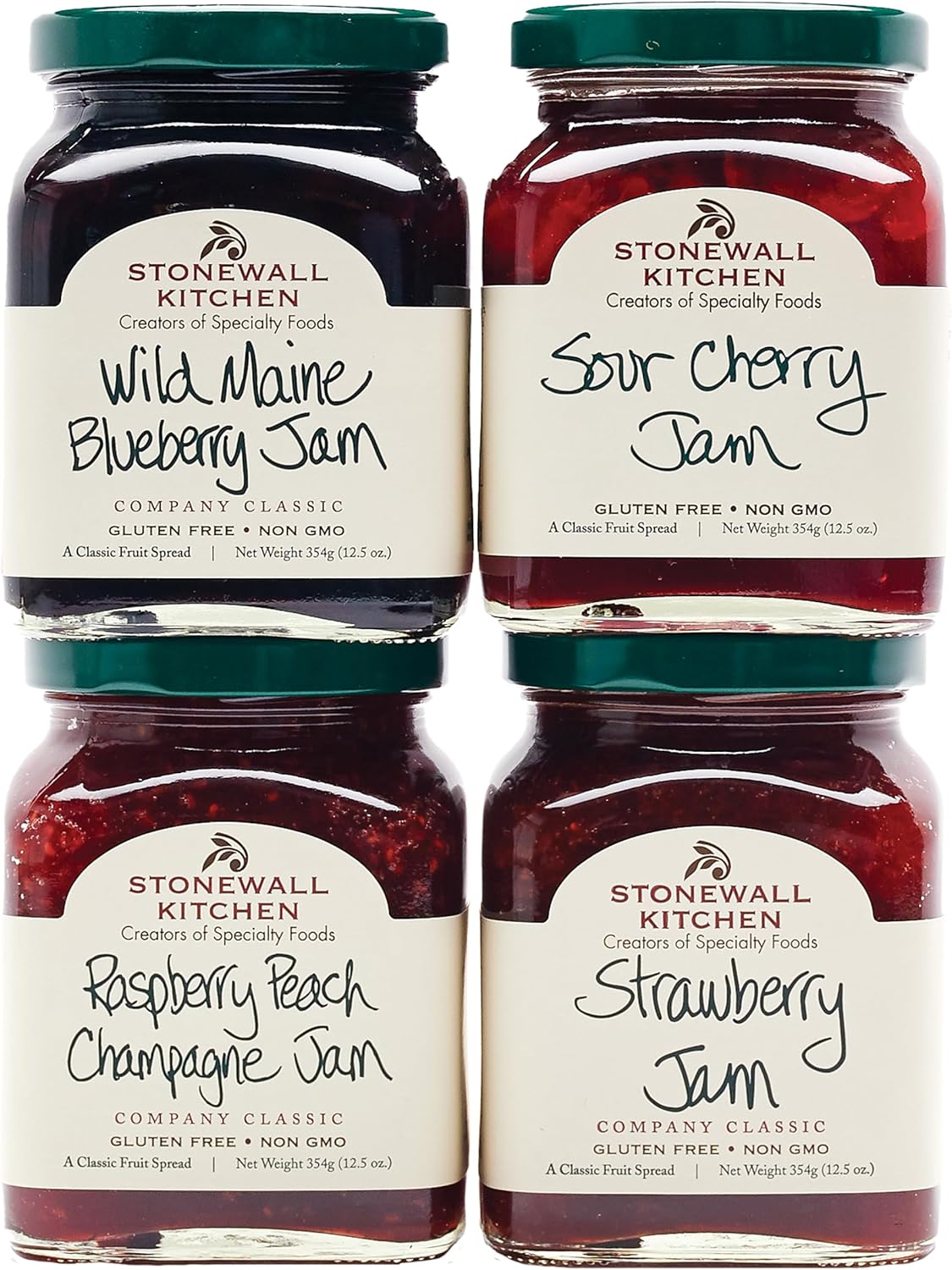 Stonewall Kitchen, Jam Collection, 4-Piece Gift Set