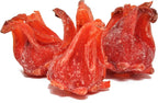 Dried Candied Hibiscus Flower by Its Delish, 3.3 lbs Bulk Bag | Edible Flowers for Cocktail Garnish Dehydrated Fruit | Vegan & Kosher
